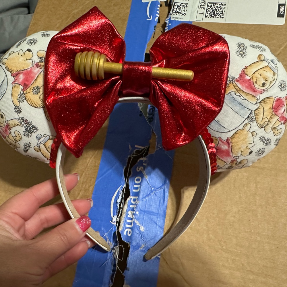 Winnie The Pooh custom made ears headband.